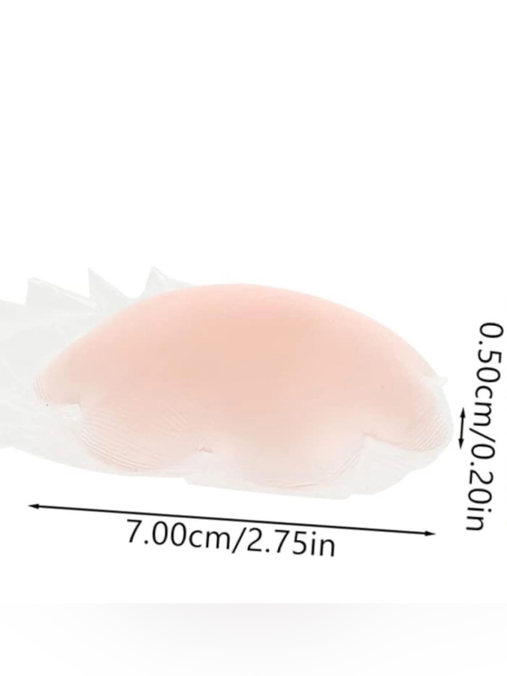 Peach Silicone Nipple Covers - Reusable Adhesive Pasties (12 Pack) New with box - Picture 4 of 5